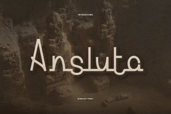 Ansluta Display Font for Bold, Memorable Campaign Visuals