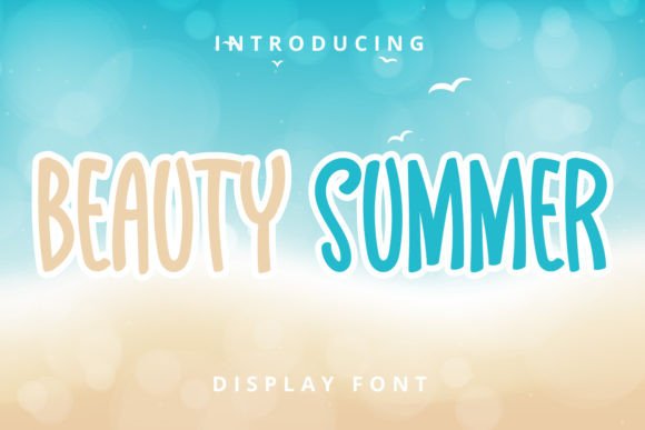 Beauty Summer Font for Small Business Branding