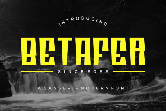 Betafer: A Modern Display Font for Thoughtful Editorial Design