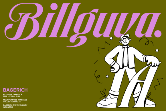 Billguva: A Fun and Modern Display Font for Small Business Branding