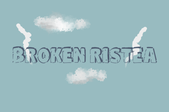 Broken Ristea: A Chunky Display Font That Lifts Hero Sections