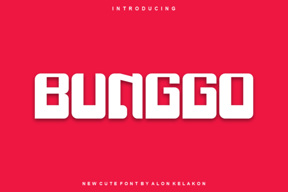 Bunggo Display Font for Small Business Branding