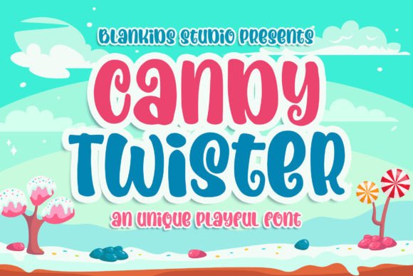 Candy Twister Font: A Playful Display Font for Creative Brands