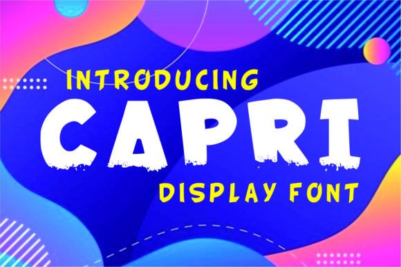 Capri Font: A Brush-Style Display Font for Bold Brand Moments