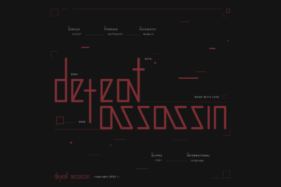 Defeat Assassin: A Futuristic Display Font Worth Downloading