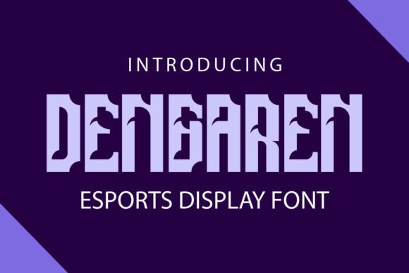 Dengaren Font: Bold Display Fonts for Crafters & Sellers