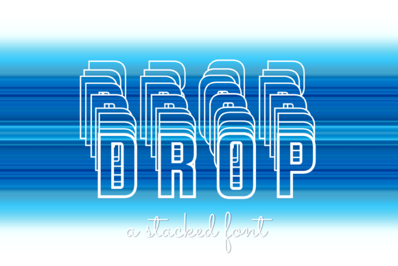 Drop Font: A Modern Display Typeface for Creative Projects