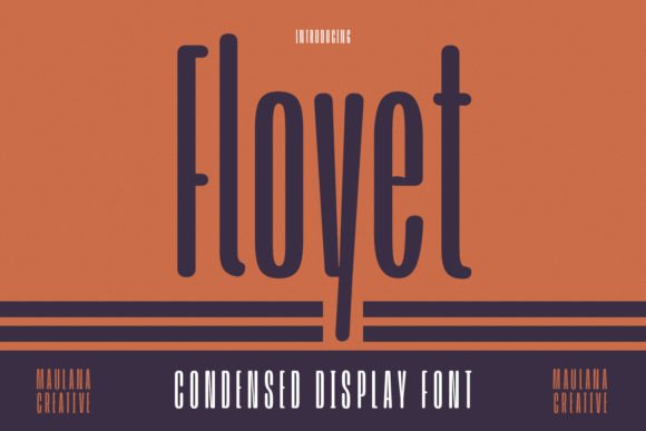 Floyet: A Modern Soft Sans Serif Display Font