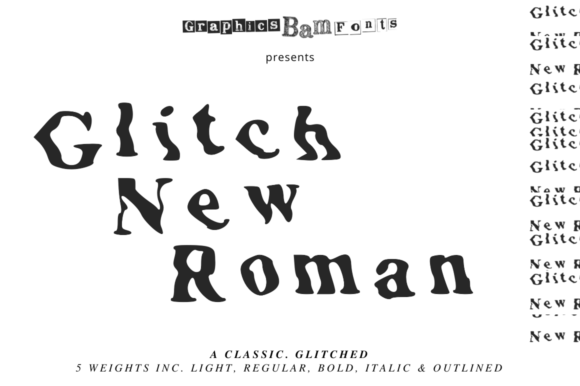 Glitch New Roman: A Fun and Quirky Display Font for Memorable Branding