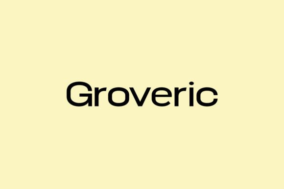 Groveric: A Modern Display Typeface for Scroll-Stopping Brand Content