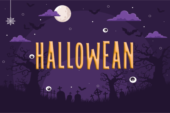 Hallowean Display Font for Bold Campaign Headlines