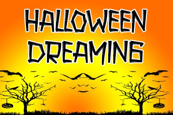 Halloween Dreaming Font: Fresh, Clean Display Fonts for Real Branding