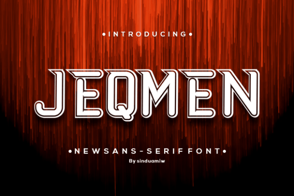 Jeqmen: A Modern Display Font for Scroll-Stopping Brand Content