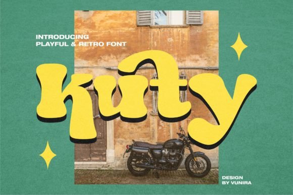 Kuty Display Font for Handmade Creators