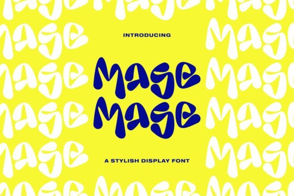 Mage Display Font for Stylish Branding Projects