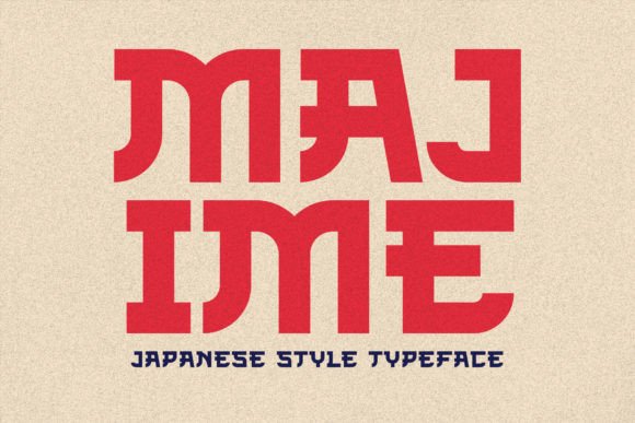 Majime: A Japanese-Inspired Display Font for Crafters