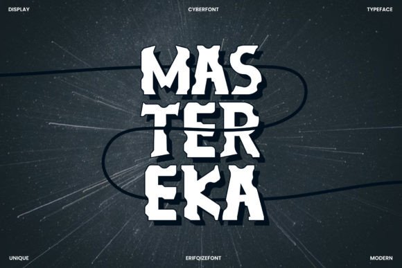 Mastereka Display Font for Bold Handmade Branding