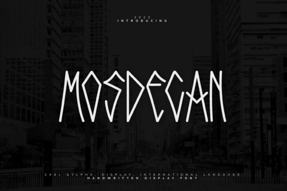 Mosdecan: A Modern Display Font for Standout Web Design