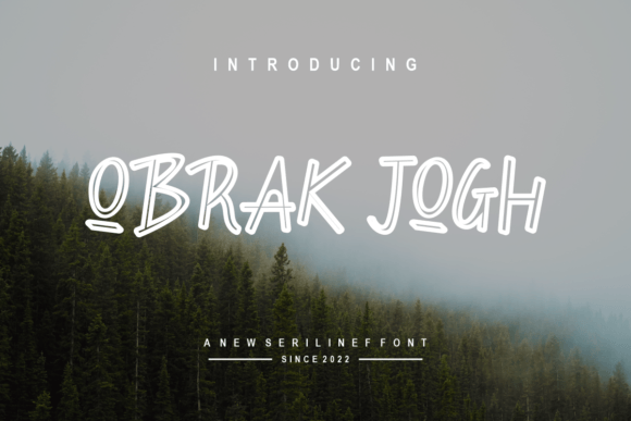Obrakjogh Display Font for Elegant Campaign Headlines