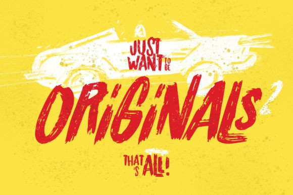 Originals 2 Display Font for Playful Handmade Branding