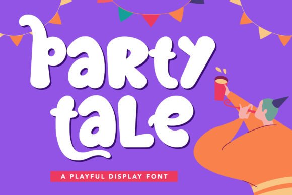 Party Tale: A Playful Display Font for Digital Branding