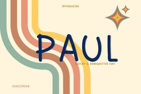 Paul: A Cool & Fun Duo Display Font for Bold Branding