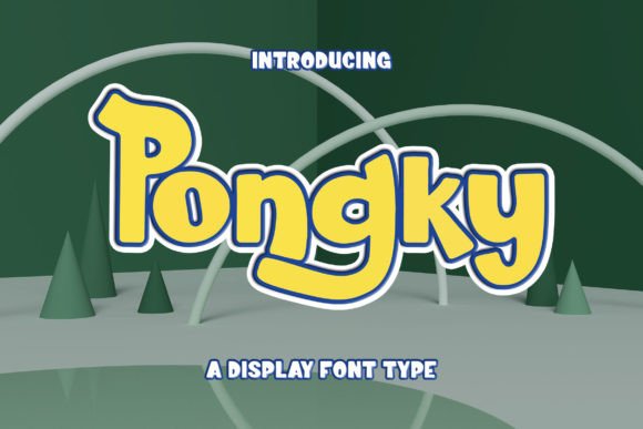 Pongky Display Font for Bold Branding