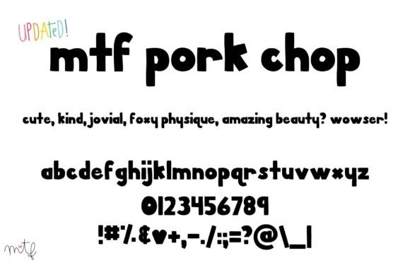Pork Chop Display Font for Bold Editorial Design