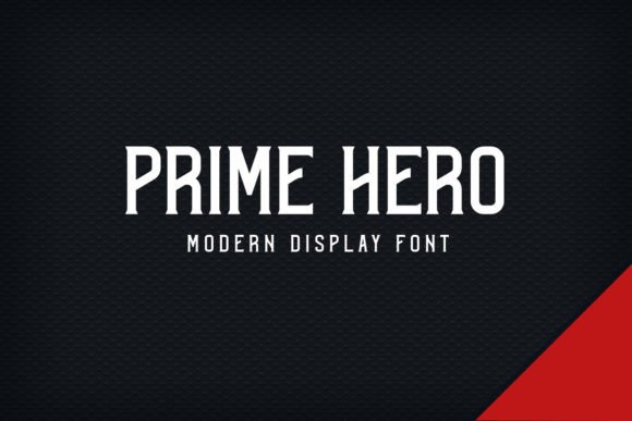 Prime Hero Display Font for Bold, Clean Branding