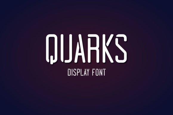 Quarks Display Font for Modern Web Design