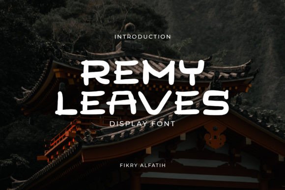 Remy Leaves: A Japanese-Inspired Display Font for Scroll-Stopping Brand Content