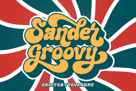 Sander Groovy: A Playful Display Font for Standout Campaign Headlines