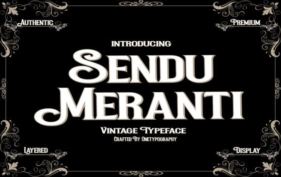 Sendu Meranti: A Thoughtful Display Font for Editorial Calm