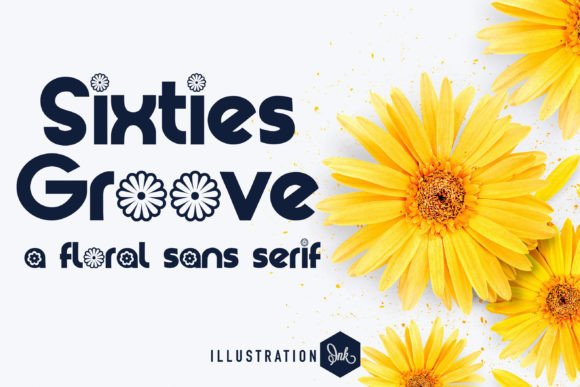 Sixties Groove: A Bold Retro Display Font for Editorial Life