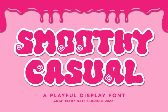Smoothy Casual Font for Playful Branding Projects