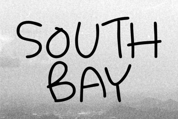 South Bay Handwritten Font for Playful, Whimsical Designs
