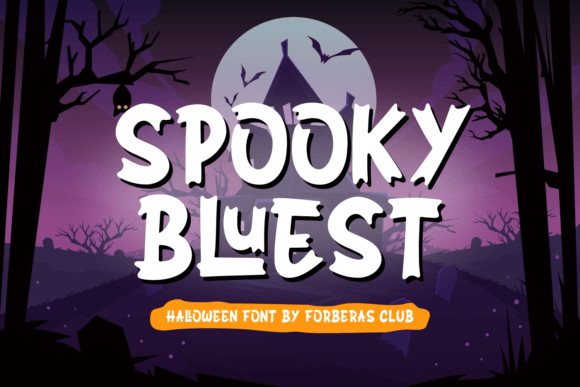 Spooky Bluest: A Spooky Fun Display Font for Scroll-Stopping Campaigns