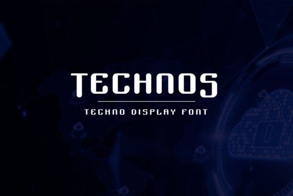 Technos: A Robotic, Futuristic Display Font for Modern Editorial Design