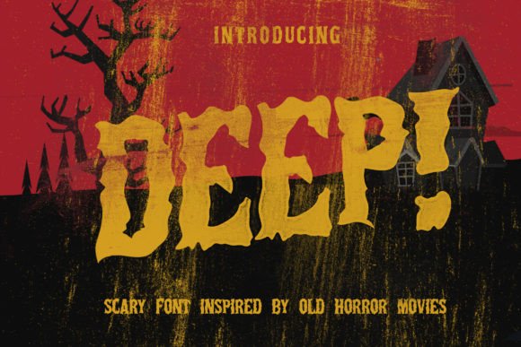 The Deep Font for Dramatic Branding and Packaging