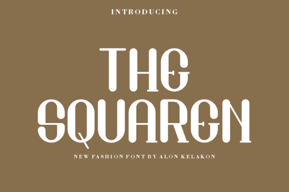 The Squaren Display Font for Scroll-Stopping Brand Visuals