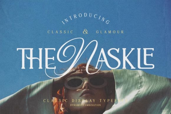 Thenaskle: A Stylish Display Font for Modern Branding