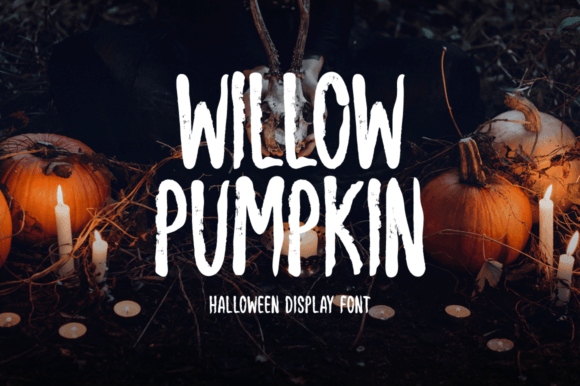 Willow Pumpkin Font for Halloween Branding