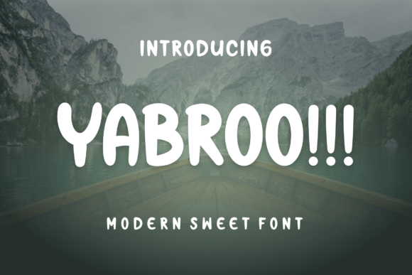 Yabroo: A Bold, Authentic Display Font for Editorial Moments That Matter
